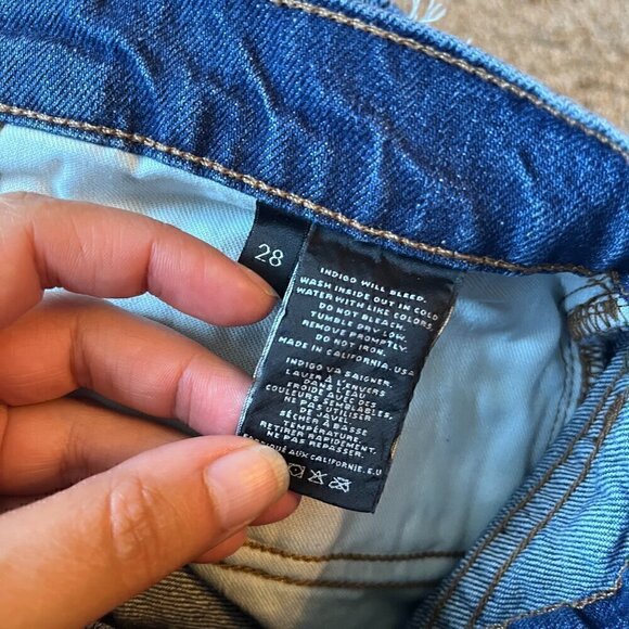 J Brand Cut Off denim shorts in Clear View - Picture 5 of 5